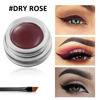 Picture of Erinde Waterproof Gel Eyeliner, Long Lasting Cream Eyeliner Gel Pot, High-Intensity Pigments Smudge-Proof Eye Liner Makeup, Water-Resistant Eyeliner with 2PCS Brushes 07# Dry Rose