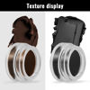 Picture of Erinde Brown Gel Eyeliner, Waterproof Long Lasting Cream Eyeliner Gel, High-Intensity Pigments Smudge-Proof Eye Liner Makeup, Water-Resistant Eyeliner with 2PCS Eyeliner Brushes 06# Brown