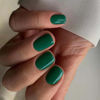 Picture of Green Press on Nails Short Square Fake Nails Dark Green False Nails Solid Color Acrylic Nails Press ons Full Cover Glossy Glue on Nails Artificial Nails Stick to Nails for Women Decorations 24 Pcs