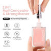 Picture of Beetles Nail Polish-Fast Drying Nude Pink Nail Polish Natural Nude Jelly Nail Ridge Filler Nail Concealer Nail Strengthener and Growth Treatment for Thin and Damaged Nails,0.51 FL OZ