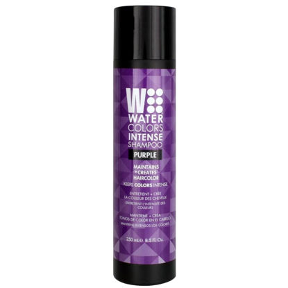 Picture of Watercolors INTENSE Semi Permanet Color Depositing Shampoo. Sulfate & Paraben Free to Maintain & Enhance Hair Color 8 fl oz - PURPLE