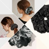 Picture of Scrunchies Hair Ties for Women - Big Silk Satin Scrunchie Exra Large Jumbo Gaint Oversized Pact of 4 Scrunchy for Curl Thick Hair Ligas Para el Cabello De Mujer Decoration Hair Accessories Gift