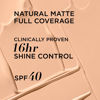 Picture of IT Cosmetics CC+ Cream Natural Matte Foundation with SPF 40 - Shine-Reducing & Long-Wear Full Coverage Foundation For Oily Skin - With Hyaluronic Acid - Non-Comedogenic, Light Medium - 1.08 fl oz