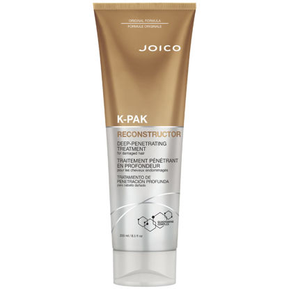 Picture of Joico K-PAK Reconstructor Deep-Penetrating Treatment | For Damaged Hair | Repair & Strengthen Strands | Rebuild & Fortify Damaged Hair | Improve Elasticity | With Keratin & Arginine |Red | 8.5 Fl Oz