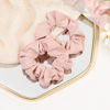 Picture of Hair Scrunchies for Women - Hair Ties No Damage Both for Thick Hair or Thin Hair Curl Hair No Crease Pink Scrunchies Ponytail Holder No Hurt Your Hair