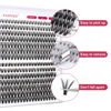 Picture of Lash Clusters Individual Lashes 280Pcs DIY Eyelash Extension 30D+40D D Curl Mixed 9-16mm Cluster Lashes Natural Wispy Reusable Mink Lash Cluster at Home by FADVAN(30D+40D-0.07D, 9-16mm)