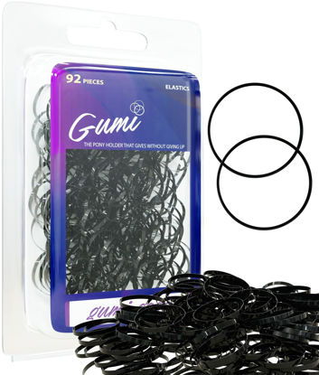 Picture of Gumi Black Elastics 1 inch Hair Band Large