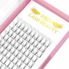 Picture of Premade Fans Eyelash Extensions 7D-D-0.07-18 Short Stem Premade Volume Eyelash Extensions 3D 5D 7D Volume Lash Extensions 9 to 20 mm Pre made Lash Fans C D Curl .07 .10(7D-D-0.07,18mm)