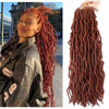 Picture of 6 Packs Soft Locs Crochet Hair Pre Looped 24 Inch Faux Locs Crochet Braids Goddess Locs Dreadlocs Synthetic Hair For Black Women (24 Inch 6PACK 350#)