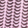 Picture of Kiromiro Lashes Wispy False Eyelashes Natural Look 14mm Faux Mink Lashes Fluffy Short Cat Eye Spiky Lashes 3D Strip Lashes Pack 20 Pairs