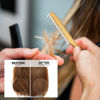 Picture of Hair Razors For Cutting Hair 6.89", Professional Hair Styling Razor with Replacement Stainless Steel Blades for Salon/Home -11PCS Gold