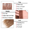 Picture of Leeven 40 Strands 24 Inch Synthetic Dreadlock Extensions Ombre Copper Red to Honey Blonde Single Ended Dread Extensions Handmade SE Thin Hippie Dreads 0.6 cm Soft Loc Extensions for Women Men
