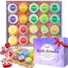Picture of Bath Bombs for Women, 20 Pcs Handmade Bubble Bathbombs Gift Set, Shea & Coco Butter Dry Skin Moisturize, SPA Relaxing Gifts for Women & Men, Her, Girls, Wife, Birthday