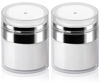 Picture of 2Pack 15ml Airless Pump Jar - Drunk Elephant Container 0.5 Oz Moisturizer Pump Dispenser, Airless Pump Bottles, Cream Jar Vacuum Bottle Dispenser for Cream, Lotions