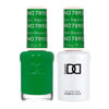 Picture of DND Gel Polish Set, Green Collection, UV/LED Gel Polish and Air Dry Nail Lacquer, Matching Chip-Free Polish Duo, 789 Super-bounce, 0.5 Fl Oz