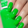 Picture of DND Gel Polish Set, Green Collection, UV/LED Gel Polish and Air Dry Nail Lacquer, Matching Chip-Free Polish Duo, 435 Spring Leaf, 0.5 Fl Oz