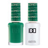 Picture of DND Gel Polish Set, Green Collection, UV/LED Gel Polish and Air Dry Nail Lacquer, Matching Chip-Free Polish Duo, 736 Watermelon, 0.5 Fl Oz