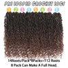 Picture of Goddess Locs Crochet Hair 18 Inch 8 Packs Faux Locs Crochet Hair for Women Pre Looped Crochet Boho Goddess Faux Locs Crotchet Hair with Curly Ends (18 Inch 8 Packs, #T30)