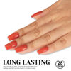 Picture of TUTUYU Orange Red Gel Nail Polish,Burnt Orange Gel Polish, 0.51 Fl Oz UV/LED Soak Off Deep Carrot Orange Gel Polish for Manicure Salon or DIY Nail Art at Home - GP0054