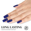 Picture of TUTUYU Deep Ocean Navy Blue Gel Nail Polish,0.51 Fl Oz UV/LED Soak Off Dark Blue Gel Polish for Manicure Salon and Nail Art Starter,Gel Nail Polish Kit Gifts for Women Girls - GP0060