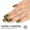 Picture of TUTUYU Olive Green Gel Nail Polish, 0.51 Fl Oz UV/LED Soak Off Gel Polish for Manicure Salon or DIY Nail Art at Home,Spring Winter Colors Gel - GP0061