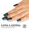 Picture of TUTUYU Glitter Green Gel Polish,Sparkly Green Shimmer Glitter Gel Nail Polish,15ml Soak Off UV Gel Nail Polish for DIY Manicure,St. Patrick's Day Christmas Green Color Gel- GP0063