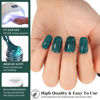 Picture of TUTUYU Glitter Green Gel Polish,Sparkly Green Shimmer Glitter Gel Nail Polish,15ml Soak Off UV Gel Nail Polish for DIY Manicure,St. Patrick's Day Christmas Green Color Gel- GP0063