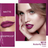 Picture of Oulac Matte Liquid Purple Lipstick for Women, Dark Violet Long Lasting Lipstick, Waterproof Lip Stain, No Transfer, Creamy High Pigmented Formula with Vitamin E, Vegan & Cruelty-Free M15