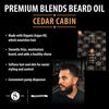 Picture of Suavecito Premium Blends Beard Oil - Leave-In Beard Conditioner For Softening Hair, Hydrating Skin, Eliminating Beard Dandruff, Healthy Beard Growth - Cedar Cabin Fragrance - 1 oz