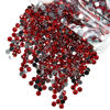 Picture of qiipii 2800PCS 4mm Crystal Red Resin Rhinestones for Crafting Siam Red Flatback Stones Bulk SS16 Non-Hotfix Ruby Red Diamonds Crystals Gems Charms for Nails Face Eyes Makeup Mugs Tumblers DIY Crafts