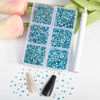 Picture of Beadsland 7200pcs Flatback Rhinestones,Blue Rhinestones Nail Gems Round Crystal Rhinestones for Crafts,Mixed 6 Sizes with Wax Pencil Kit, SS3-SS10,Aquamarine