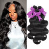 Picture of BEANATASHA 12A Human Hair Bundles 22 24 26 Inch Body Wave Bundles Human Hair 100% Unprocessed Brazilian Virgin Weave 3 Bundles Deals