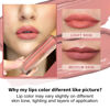 Picture of Oulac Matte Liquid Pink Nude Lipstick for Women, Long Lasting Lipstick Waterproof Lip Stain, No Transfer, Creamy High Pigmented Formula with Rose Oil, Vegan & Cruelty-Free, Pink Nude M11