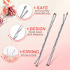Picture of MORGLES Large Silver Bobby Pins for Gray Thick Hair, 2.75" Jumbo Hair Pins with Box 120PCS