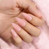 Picture of RARJSM Rubber Base Gel Nail Polish Pastel Pink Nude Skin Tone Rubber Base Gel for Nails Natural Nude Color French Manicure Brush on Extend Gel Builder Soak Off Curing Requires 15ml Salon Home DIY Use