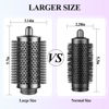 Picture of YTCHYYSK Large Round Volumizing Brush (Metal Gray) Compatible with Dyson Airwrap, Fluff up and Volumize for Styling, Hair Brush Attachment for Salon-Quality Results, 1 Count, Curly Hair, Unisex