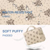 Picture of Bluboon Makeup Bag Zipper Pouch Travel Portable Cosmetic Bag Organizer for Women and Girls(Corduroy Floral)