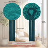 Picture of Arqumi 2 Pcs Satin Silk Bonnet for Sleeping Women, Large Long Strap Tie Band Adjustable Sleep Night Cap Hair Bonnet Wrap for Men, Black+Dark Green