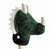 Picture of PonyLand: Music Stick Animal - Green Dinosaur - Music Button, Sturdy Two-Piece Stick W/Colorful Soft Plush Animal Head, Pretend Play, Kids Ages 3+