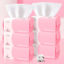 Picture of Disposable Face Towel 100 Count for Washing Soft Cotton Dry Wipes Facial Cloths Towelettes for Washing and Drying, Facial Tissue for Cleansing, Skincare and Makeup Remover (6 Pack)