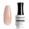 Picture of RARJSM Brownish Pink Rubber Base Gel Nail Polish Nude Skin Tone Rubber Base Gel for Nails Natural Nude Color French Manicure Brush on Extend Gel Builder Soak Off Curing Requires 15ml Salon Home DIY