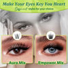 Picture of Lash Extension Kit 3D Effect Fluffy Lash Clusters Kit KEYYOU 120pcs D Curl 8-18MIX Complete High Definition Waterproof Kit DIY Lash Extension Kit (Aura-8-18MIX)