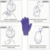 Picture of Evridwear Exfoliating Gloves for Shower, 100% Nylon Thick Soft Medium Heavy Bathing Gloves Dead Skin Remover Body Scrubber Smooth Skin with Hang Loop, Purple