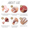 Picture of Hkanlre Square Long Press on Nails French Fake Nails Nude Full Cover Xl False Nails for Women and Girls 24PCS