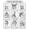 Picture of Kaneles Orange Mullet Wigs for Men 80s Costumes 70s Rocker Fancy Party Accessory Cosplay Halloween Wig (Orange)
