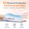 Picture of modelones UV Gloves for Gel Manicures, Premium UPF99+ UV Protection Gloves for UV/LED Gel Nail Lamp, Nail Art Skin Care Fingerless Anti UV Glove Protect Hands from UV Harm (White)