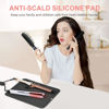 Picture of Suafrnut Oversize Silicone Heat Resistant Mat, Portable Travel Mat Cover with Velcro for Curling Irons, Flat Irons, Hair Straightener and Hot Hair Styling Tools(14.2" x 11")