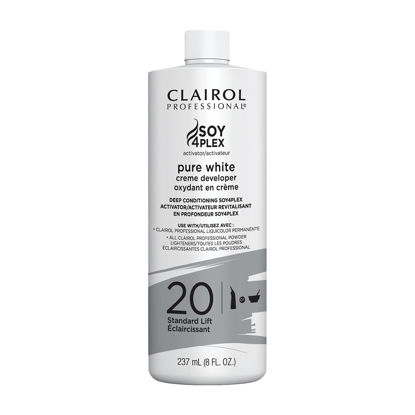 Picture of Clairol Professional Clairoxide Pure White 20 Volume Creme Developer, 8 Fl Oz (Pack of 1)
