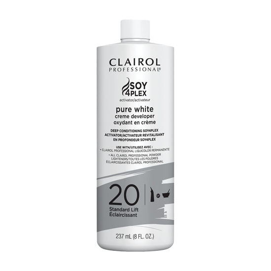 Picture of Clairol Professional Clairoxide Pure White 20 Volume Creme Developer, 8 Fl Oz (Pack of 1)