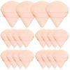 Picture of Thrilez 20pcs Triangle Powder Puff, Loose Powder Puffs Makeup Puff for Face Powder, Setting Powder Puff for Make Up, Face Puff Pads for Press Powder, Sponge Powder Applicator for Face and Eye (Beige)